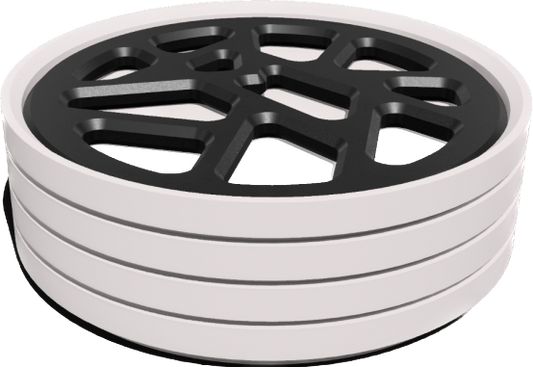 Untersetzer Grid-Style White-Black Set 4x