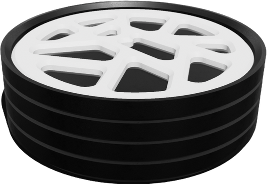 Untersetzer Grid-Style Black-White Set 4x